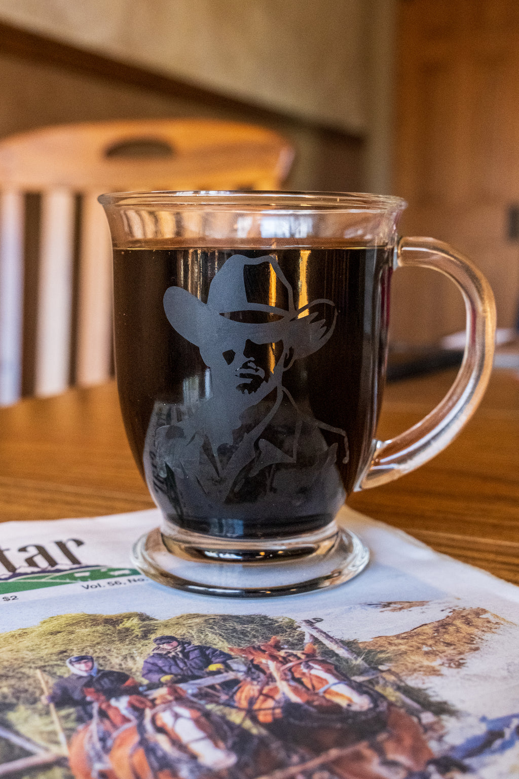 Western Coffee Glass