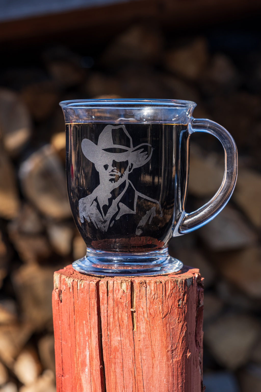 Western Coffee Glass