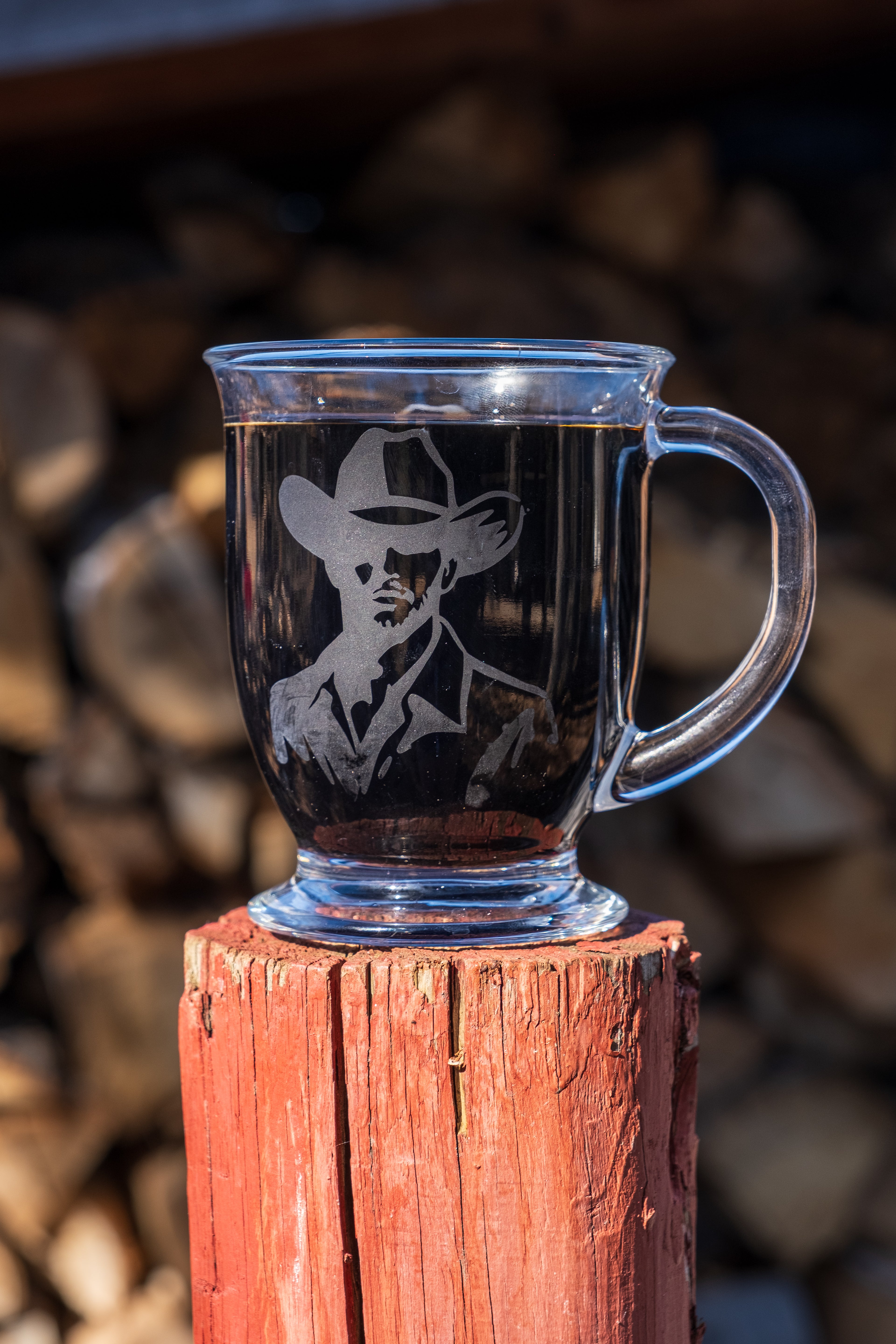 Western Coffee Glass