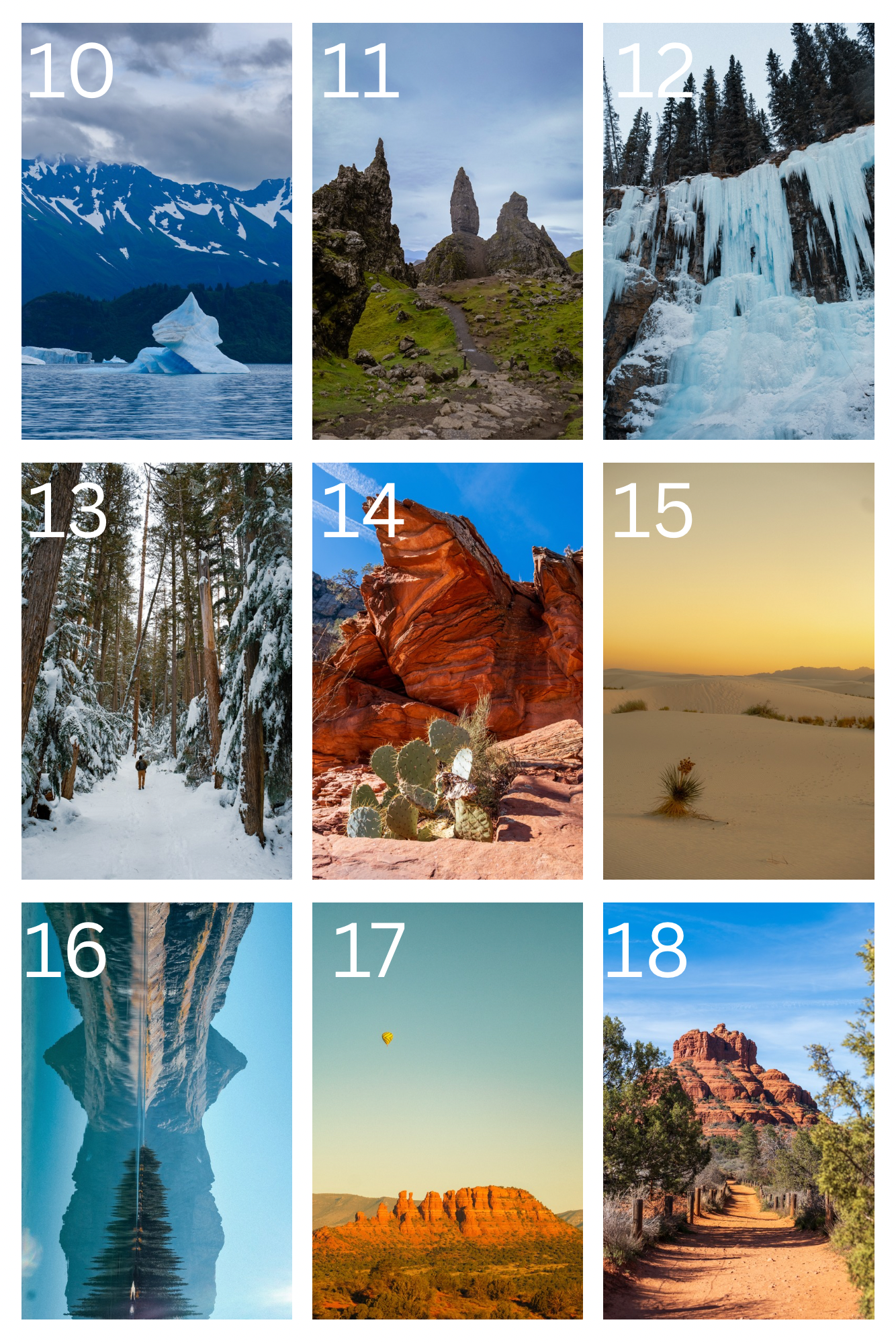 Landscape Postcards
