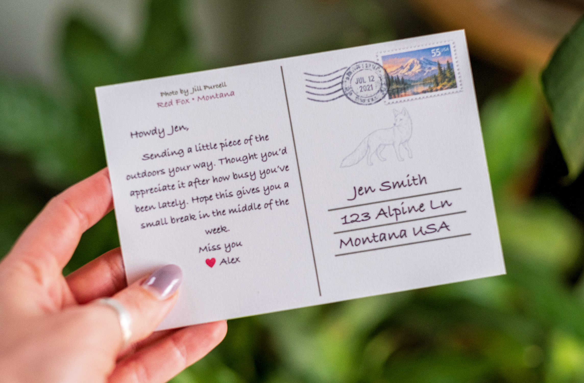 Personalized Postcard (Printed & Mailed)