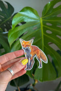 Smiling Fox Sticker