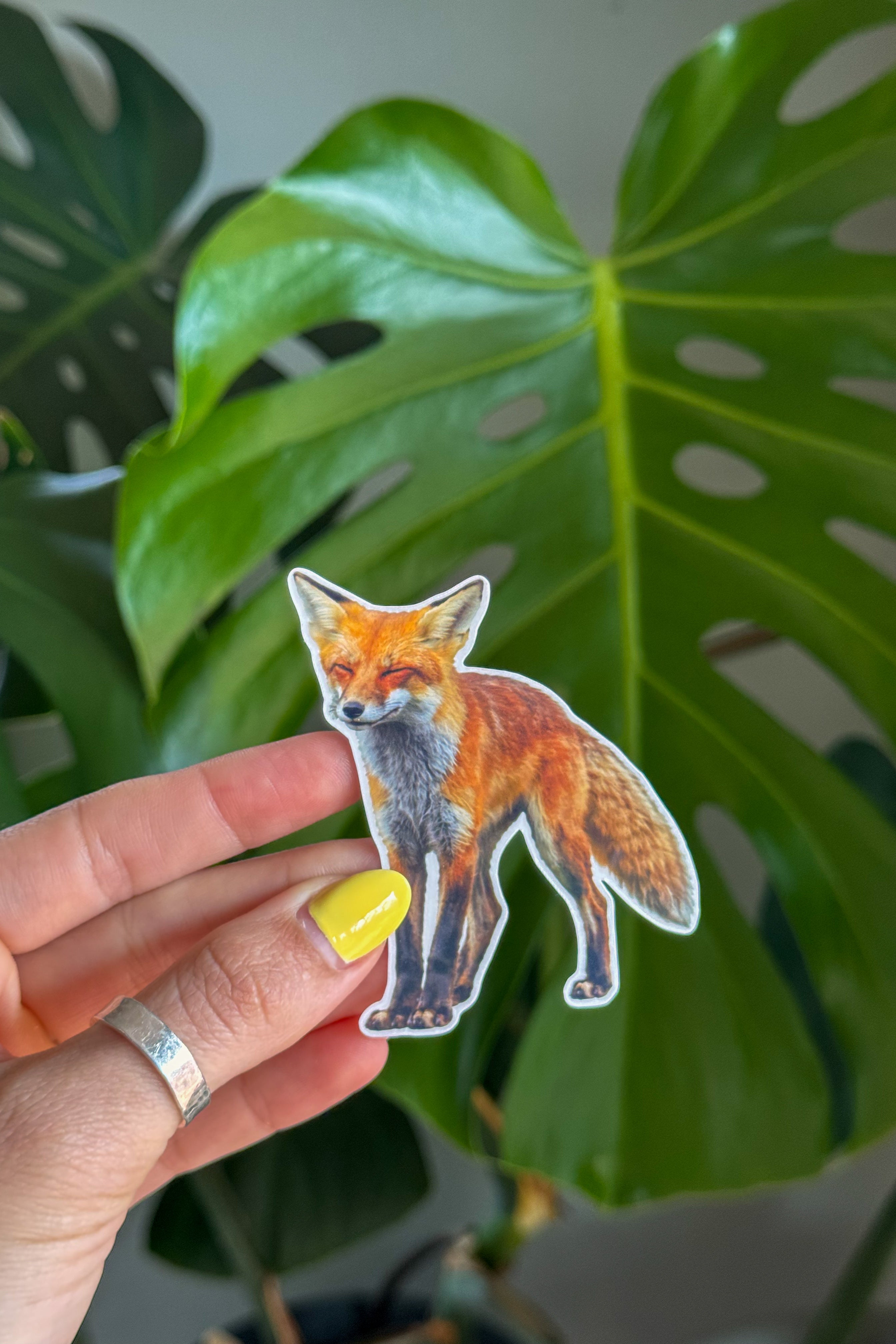 Smiling Fox Sticker