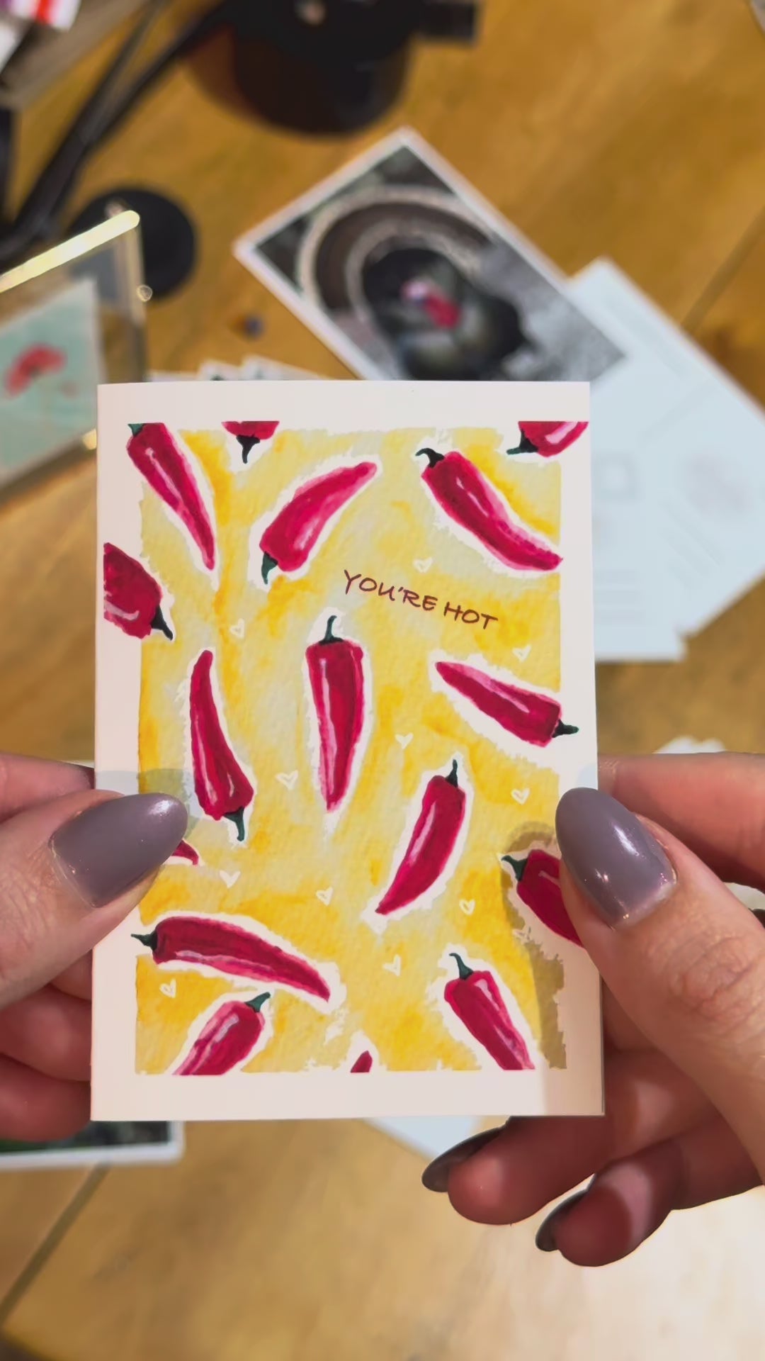 Mini Folded Art Cards